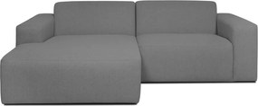 Сив ъглов диван (ляв ъгъл) Roxy - Scandic