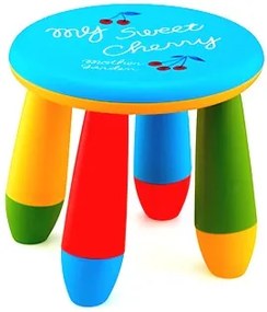 Детско столче кръгло - Синьо