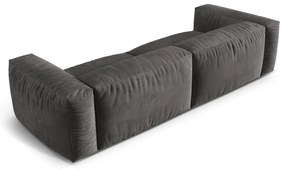 Сив кадифен модулен диван 320 cm Martina – Micadoni