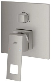 Външни части на смесител за баня за вграждане Grohe Eurocube-Silver Mat