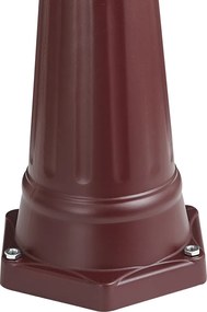 Класически външен фенер тъмночервен 213 см IP44 - Havana