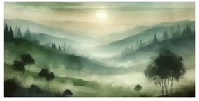 Картина на платно – Дървета в мъглата