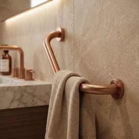 Ъглова баня дръжка за хващане BRUSH COPPER