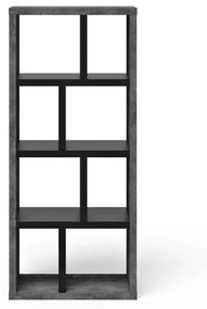 Етажерка за книги от тъмно сиво-черен бетон 70x159 cm Berlin - TemaHome