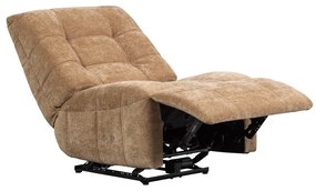 Светлокафяво кресло с регулируем наклон от рипсено кадифе Hein – WOOOD