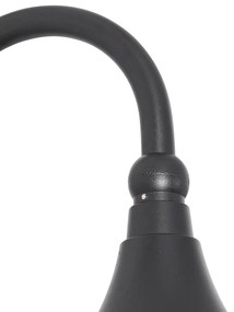 Интелигентна външна стенна лампа черна IP44 с WiFi A60 - Daphne