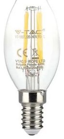 LED филаментна крушка E14/4W/230V 3000K