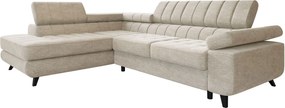 Ъглов диван Nord-Екрю-ляв