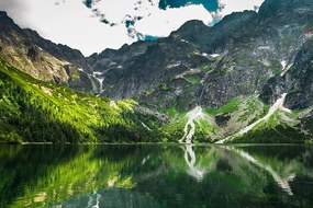 Самозалепващ фототапет – Морско око в Татрите