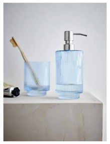 Синя стъклена чаша за четки за зъби Clarity - Södahl