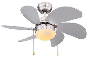 Globo 03801 - Таванен вентилатор RIVALDO 1xE14/60W/230V