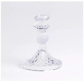 Прозрачен свещник 10,5 см