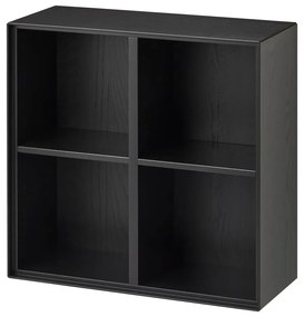 Черен стенен шкаф за книги 68x68 cm Edge by Hammel - Hammel Furniture