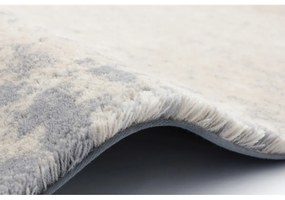 Кремаво-сив вълнен килим 120x180 cm Bran - Agnella
