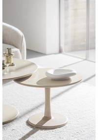 Кръгла масичка за кафе от декор от дъб в естествен цвят 60x60 cm Hobart – Rowico