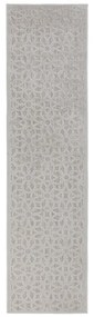 Сив външен килим 230x66 cm Argento - Flair Rugs