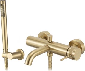 Смесител за вана Rea Lungo Grip Brush Gold