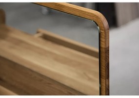 Дъбова тоалетка с огледало 110x45 cm Retro - The Beds