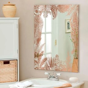 Стенно огледало Espejo Kentia Copper, 50 x 70 cm - Surdic