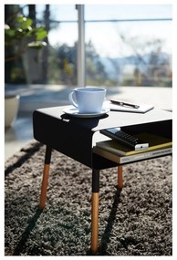 Черна масичка за кафе , височина 35 cm Plain - YAMAZAKI