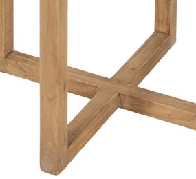 Кръгла странична масичка от масив от минди ø 40 cm Dala – Ixia