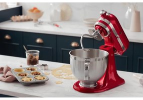 Разопакован: Планетарен миксер KitchenAid Artisan Elegance 5KSM175PSECA, 300W, 4.8 л, Direct drive, 10 скорости, Червен