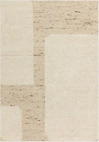 Бежов двустранен ръчно изработен вълнен килим 160x230 cm Napa Tumbla – Asiatic Carpets