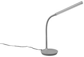 Сива настолна LED лампа (височина 38 см) Toro - Trio