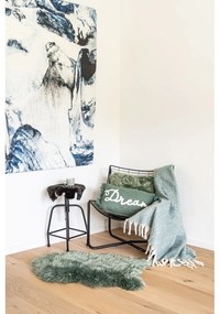 Зелена изкуствена кожа Овча кожа, 60 x 90 cm - Tiseco Home Studio