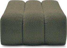 Зелена табуретка от прежда с примки от букле Azra – Bobochic Paris