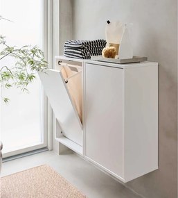 Бял стенен кош за пране Laundry Box – ReCollector