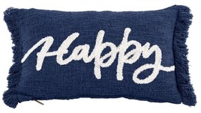 Декоративна възглавница 50x30 cm Cotton Slub Happy - Tiseco Home Studio