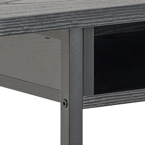 Черна конзолна маса от декор от ясен 40x140 cm Darlington – Actona