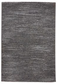 Тъмносив килим от рециклирани влакна подходящ за пране 120x170 cm Flores – Think Rugs