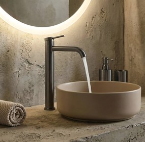 Смесител за баня Rea LUNGIS Gun Grey Super High