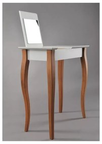 Бяла тоалетка с огледало Тоалетка, дължина 65 cm - Ragaba