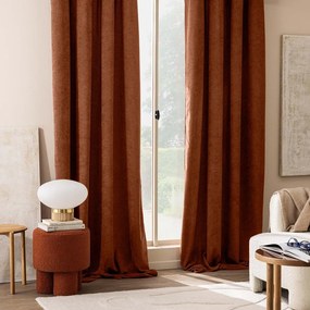 Теракотено перде от букле 140x260 cm Winona – douceur d'intérieur