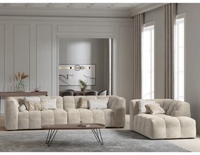 Бежов кадифен диван , 280 см Vesta - Windsor &amp; Co Sofas