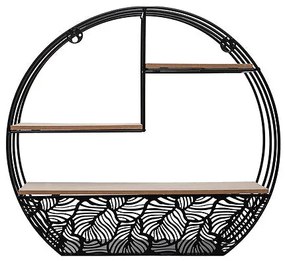 Рафт за стена atmosphera Mirna, MDF, 39 cm - Черен