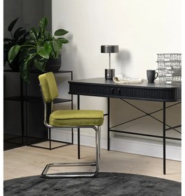 Жълт велурен трапезен стол Rupert – Unique Furniture