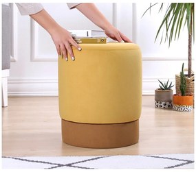 Жълта табуретка Ropp - Artie