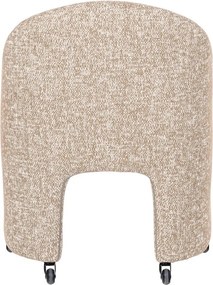 Бежов тапициран офис стол Cordo – WOOOD