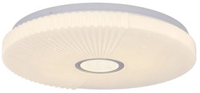 Бяло LED осветително тяло за таван 38x38 cm Sunny – Candellux Lighting