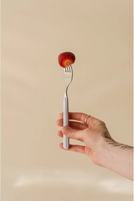 Светлосин/в сребрист цвят прибори за хранене 4 бр. от неръждаема стомана за 1 човек Noli – noo.ma