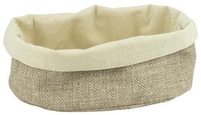 Horecano - Текстилен панер овален BEIGE 25x18xh12см (PB004)