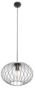Индустриално висящо осветително тяло черно - Margarita