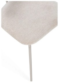 Бежов/в естествен цвят тапициран трапезен стол Olimpia – MOME