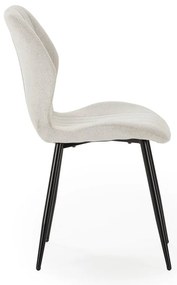 Кремави трапезни столове в комплект от 4 бр. Milu – Marckeric