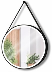 Кръгло LED огледало, висящо на каишка 80cm 105