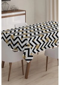 Коледна покривка за маса с памучна смес , 140 x 180 cm Happy New Year - Minimalist Cushion Covers